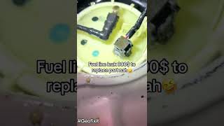 Fuel line leak Honda accord quick fix #geofixit #honda #carlife #mechanic #fortheboys #gasleak #fyp