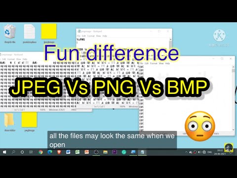 A fun experiment to differentiate image formats #funexperiment