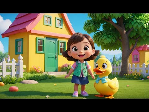 Ruby Had a Fluffy Duck | Fun Animal Song for Kids | Cute Duck Adventure Rhyme