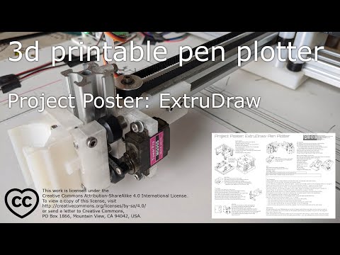 "ExtruDraw" 3D Printed Pen Plotter