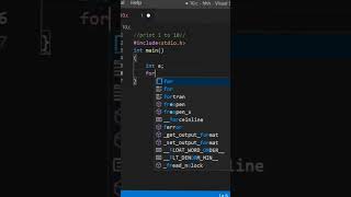 c program for counting 1 to 10 #program #shorts