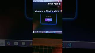 "This Glowing UI Is UNREAL! 😍🔥 | HTML & CSS Tutorial"honver button click me glowing button