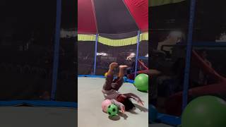 RAKA BLAJAR SALTO RAMPAK BARONGAN #minivlog #hiburanshorts #anakdesa #vlog