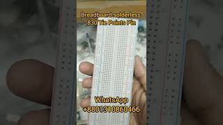 Breadboard solderless 830tie pinout #electricalengineering #diytech #breadboard #diyprojects
