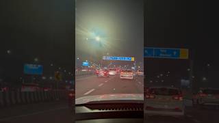 Nh 24 night view near akshardam #nh24 #delhi #delhiroads