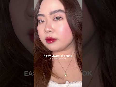 makeup for work or school⋆.ೃ࿔*:･#makeuptutorials #naturalmakeuplooks  #koreanmakeuplook