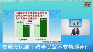 過半民眾不支持賴連任 吳董：2028怎麼選？【董事長開講】20250731-2 吳子嘉