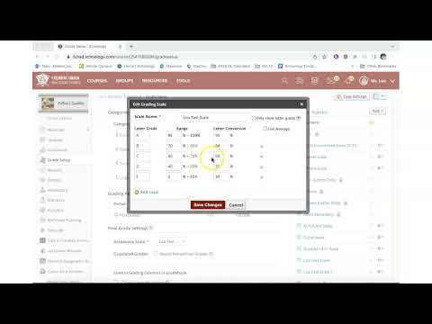 Assignment Grade Scales vs. Final Grade Settings Gradebook Scales
