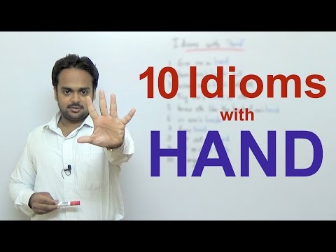 10 Idioms with 'Hand" - Learn English Idioms