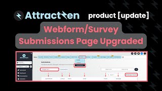Product Update: Webform/Survey Submissions Page Upgraded