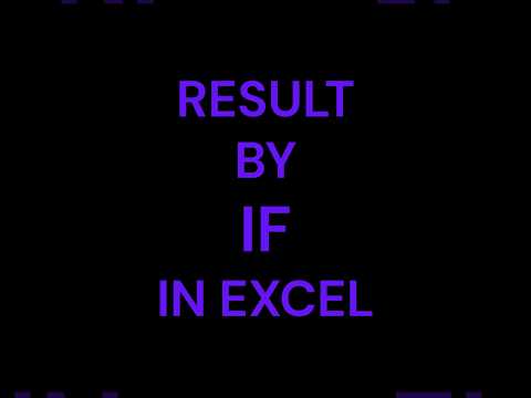 Fail pass formula in excel #excel🤣😇😁🙂❤☺😤😋