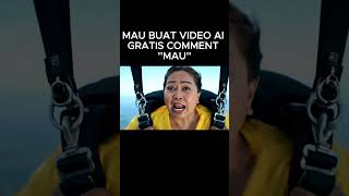 cara buat video ai gratis #ai #aivideo #videoai