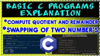 C Language Programs Explanation In Telugu ||C Programs||#clanguage #cprograms