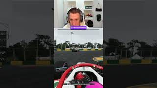 He went flying 😂 #f1 #f124 #f1shorts