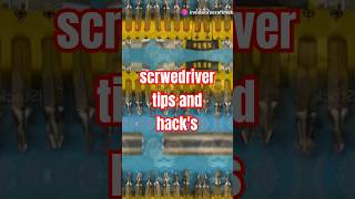 scrwedriver 101 3 tips & 1 hack #diytools #tools #workingtools #facts #diy  @kfrcandjelko