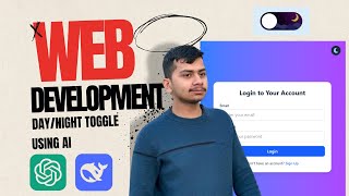 Dark/Light mode toggle switch in ReactJs using Chatgpt | ASMR programming | #deepseek