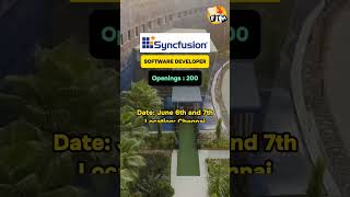 Syncfusion is hiring for software developer #flm #frontlinesmedia
