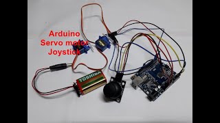 Arduino Servo motor control by Joystick