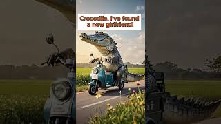 Meow Cat with her new Girlfriend killed  crocodile Animation cartoons video #haxorianstories #fun