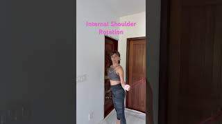 Internal Shoulder Rotation #fitforretirement #fitover55 #shoulderworkout