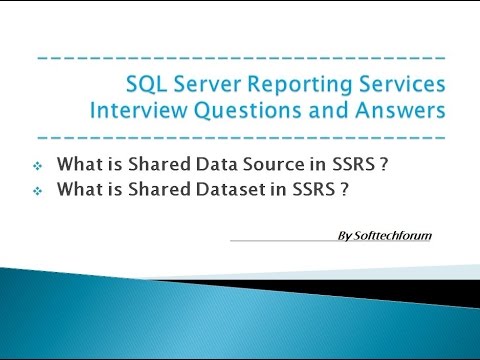 Interview Questions and Answers of SSRS Part II || MSBI Interview questions and answers