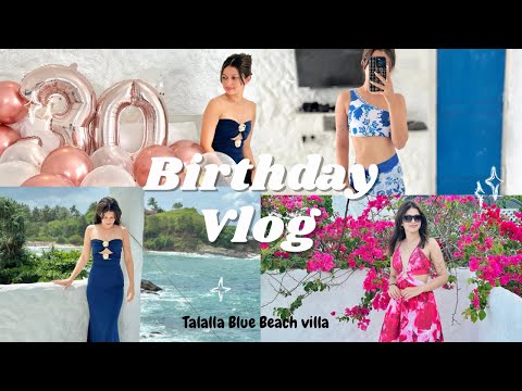 Birthday Vlog 🎀 සිංහල(Talalla Blue Beach Villa Sri Lanka) Villa Tour + Price Breakdown