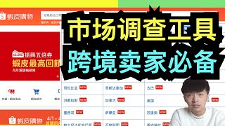 分享一个跨境电商海外市场调查工具，快来白嫖！【小杰聊电商】