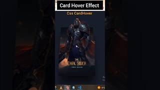Css 3d Gameing Card hover animation Effect Html Css #htmlcss #code #short #trending #css3 #desigamer