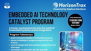 Embedded AI Technology Catalyst Program | #HorizonTrax | #embedded #ai #tinyml #summerinternship