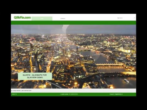 QlikMaps for QlikView and Qlik Sense - London Demo