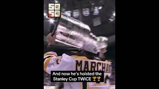 Marchand with the Providence Bruins 😤