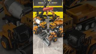 Construction Vehicle Models wheel loader, excavator, dump truck, Bulldozer #viral #diecast #shorts