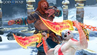 I AM THE GOD OF WAR YOUNG KRATOS PAYING HIS BLOOD DEBT TO THORA #godofwarragnarok #gow5 #kratos #4k