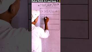 📕Math Sign Rule🔣Basic Mathematics_🔥#basicmaths #maths#bodmas#new#2022#sign♥️#rahulrohitartandstud🔥
