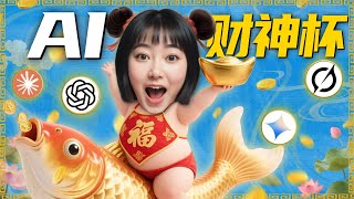 AI财神杯：哪个AI能带你发财？【Grok4 300刀实测】