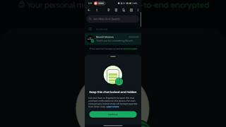 whatsapp chat hide trick #whatsapp #hidemessage #hidechat #technology