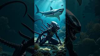 AI Fusion: Alien Hybrids - Incredible Hybrid Creatures 🧬😮 #shorts #xenomorphs #aifusion