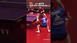 Jan Valenta's Table Tennis Epic Behind-The-Back Table Tennis Trick Shot! 🏓🔥 #respect #tabletennis