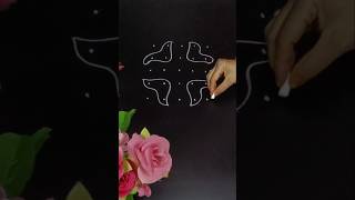 5*5 dots easy step by step guide for beginners #easyrangoli#muggulu#viral#shortsfeed#youtubeshorts