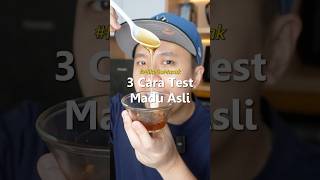 Test to see if honey is real or fake! #kitchentips #realhoney #fakehoney #kitchenhack #cookingtip...