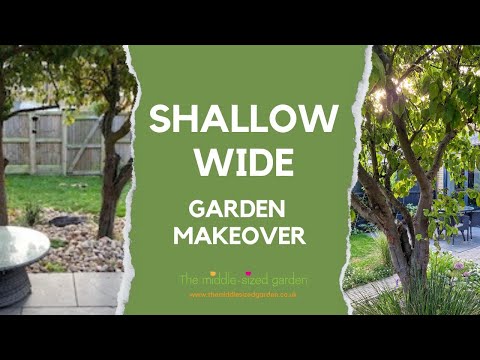 How to turn a wide shallow backyard into the perfect garden