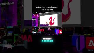 Adobe just revolutionized 2D to 3D art! #fyp #adobe #adobeillustrator #digitalart