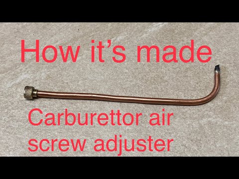 How its Made - Carburettor mixture screw adjuster Honda ST1100
