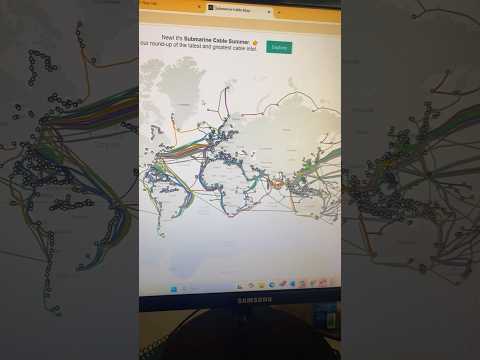 Submarine cables ❤️ #networkengineer #submarine #fiberoptics #viral #funny #viralshorts #youtube