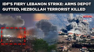 IDF Chases, Kills Hezbollah Terrorist In Lebanon| On Cam: Drone Strike Bombards Weapons Depot| Watch