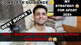 AFCAT 2024 Strategy 🥵 | how i Qualified AFCAT 2 times | AFCAT complete guidance| AFCAT| CDS | #cds
