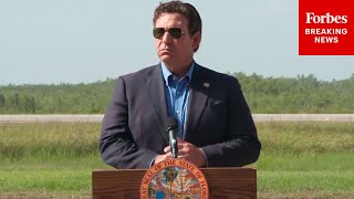 BREAKING NEWS: Florida Gov. Ron DeSantis Takes Questions From Reporters At Alligator Alcatraz