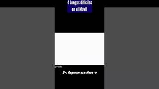 4 Juegos Difíciles en el Móvil | Fsote #geometrydash #shorts #top