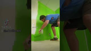 Kyle Picked This Color #painting #paint #remodel #colorful #green #diy #tennessee  #homestead