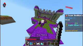 Minecraft bedwars at cubecraft😎😎